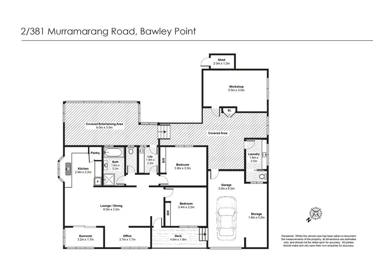 Floorplan of Homely house listing, 2/381 Murramarang Road, Bawley Point NSW 2539
