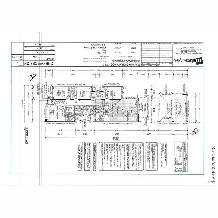 Floorplan of Homely house listing, 93 Kahana Parkway, Butler WA 6036