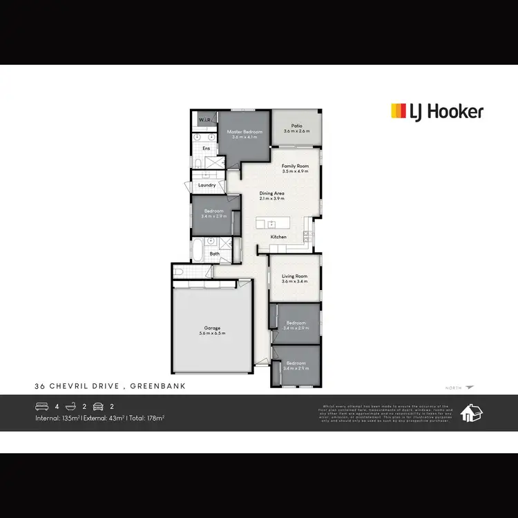 Floorplan of Homely house listing, 36 Chervil Drive, Greenbank QLD 4124