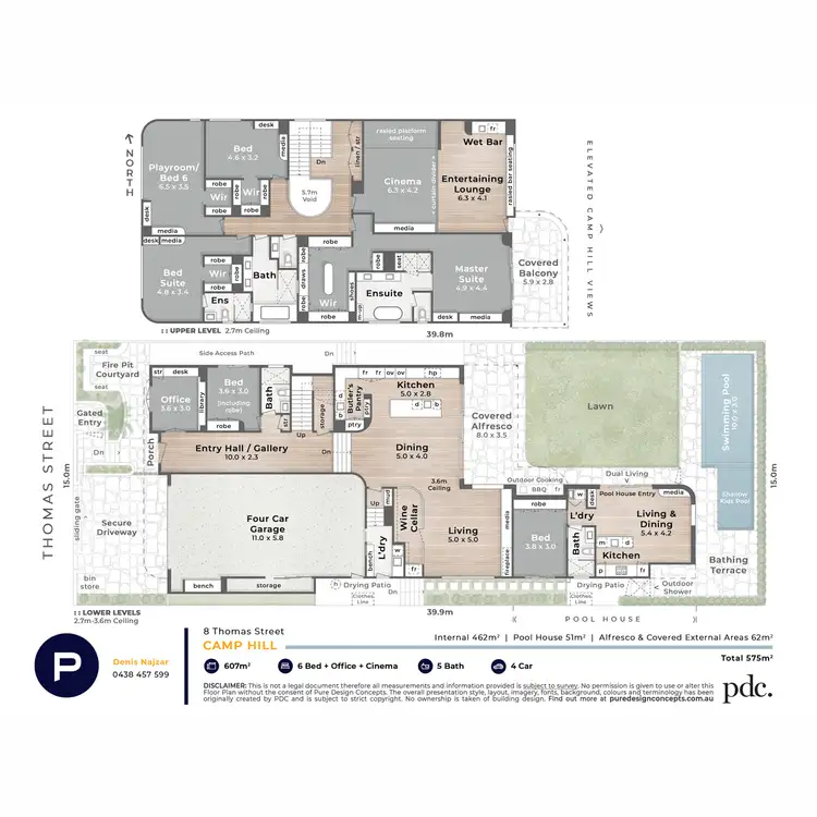 Floorplan of Homely house listing, 8 Thomas Street, Camp Hill QLD 4152