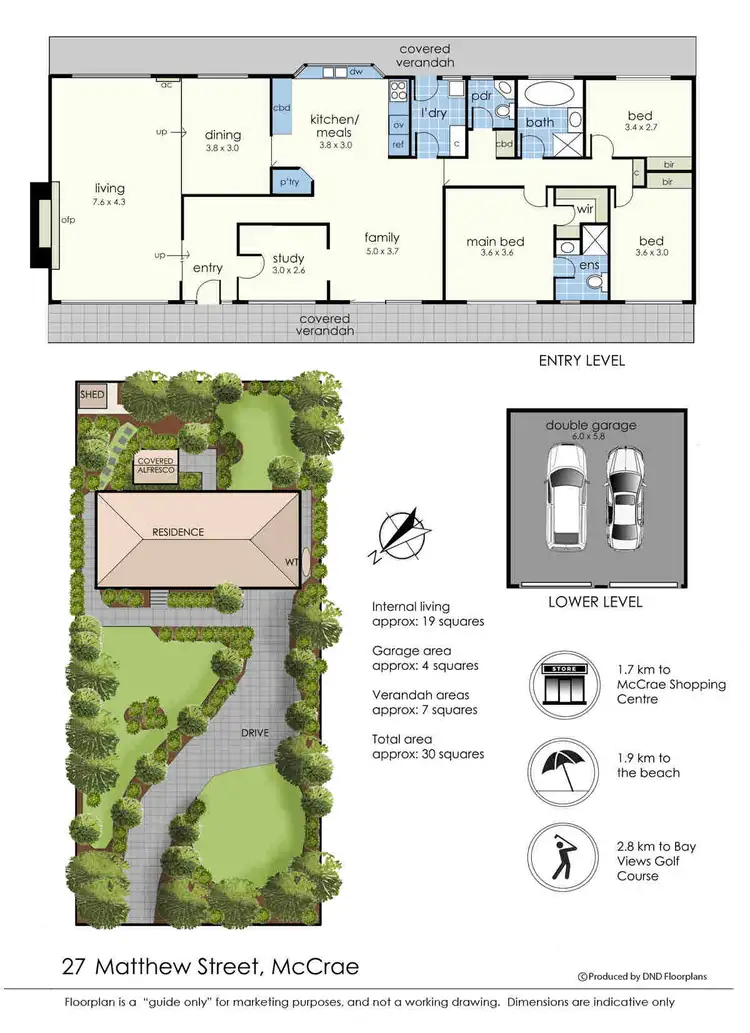 Floorplan of Homely house listing, 27 Matthew Street, Mccrae VIC 3938