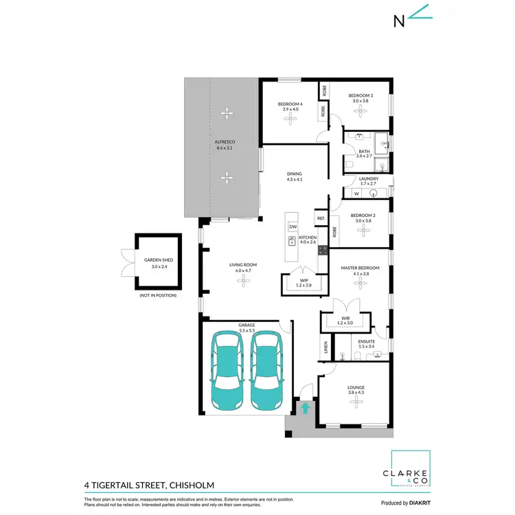 Floorplan of Homely house listing, 4 Tigertail Street, Chisholm NSW 2322