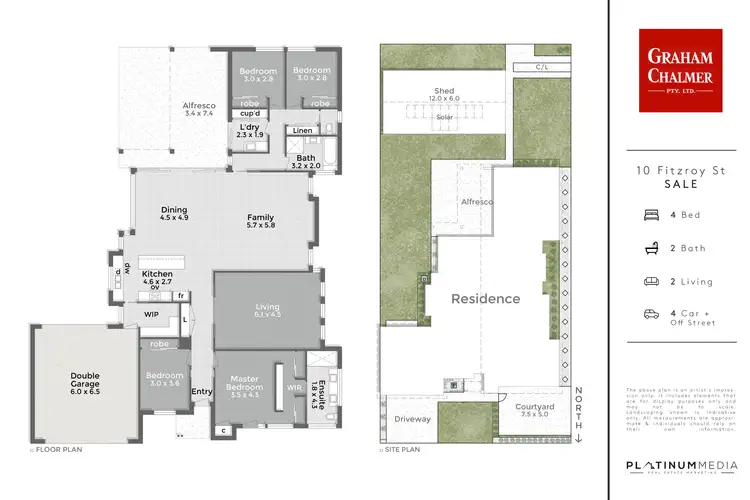 Floorplan of Homely house listing, 10 Fitzroy Street, Sale VIC 3850
