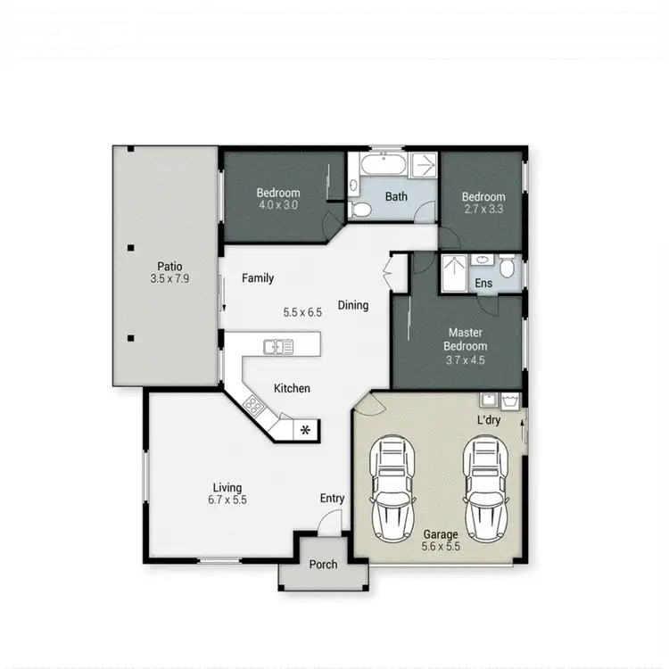 Floorplan of Homely house listing, 10 Winslow Court, Oxenford QLD 4210