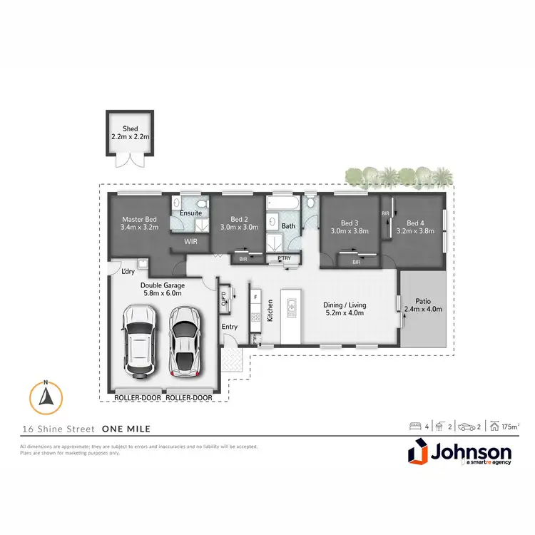 Floorplan of Homely house listing, 16 Shine Street, One Mile QLD 4305