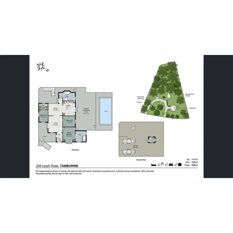 Floorplan of Homely rural property listing, 268-270 Palomino Road, Tamborine QLD 4270