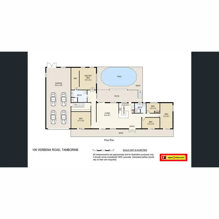 Floorplan of Homely rural property listing, 106 Verbena Road, Tamborine QLD 4270