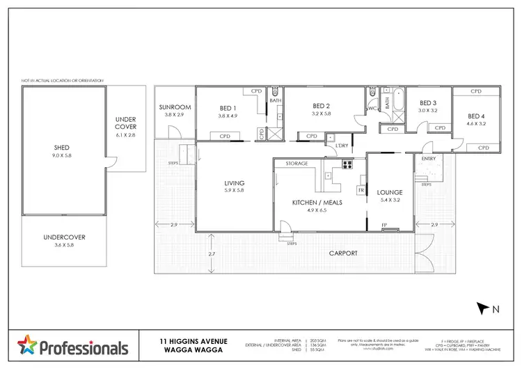 Floorplan of Homely house listing, 11 Higgins Avenue, Wagga Wagga NSW 2650