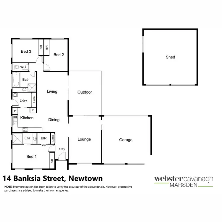 Floorplan of Homely house listing, 14 Banksia Street, Newtown QLD 4350