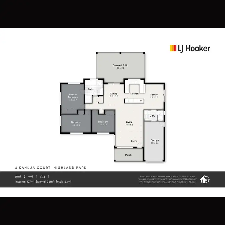 Floorplan of Homely house listing, 4 Kahlua Court, Highland Park QLD 4211