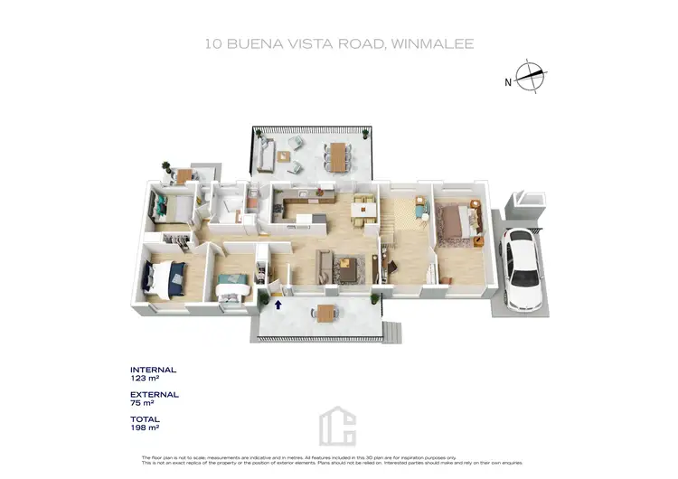 Floorplan of Homely house listing, 10 Buena Vista Road, Winmalee NSW 2777