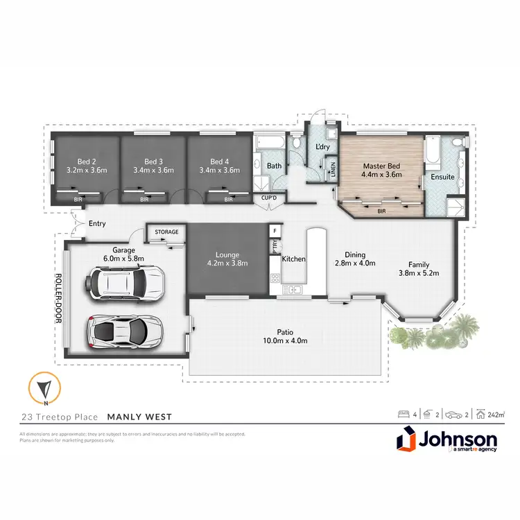 Floorplan of Homely house listing, 23 Treetop Place, Manly West QLD 4179