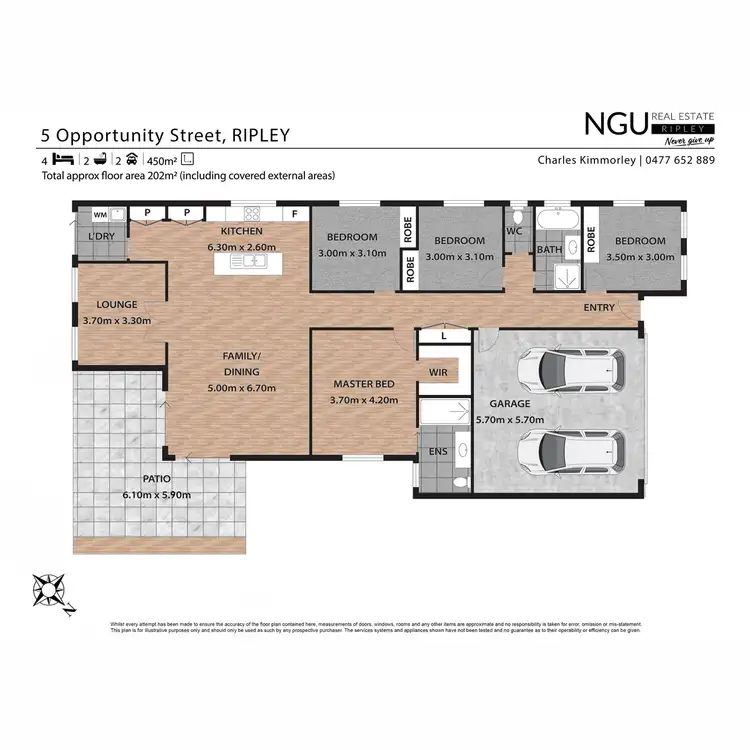 Floorplan of Homely house listing, 5 Opportunity Street, Ripley QLD 4306