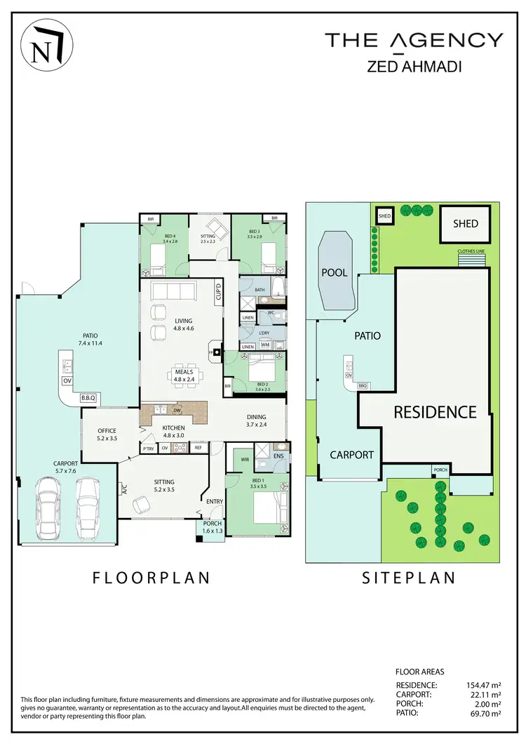 Floorplan of Homely house listing, 9 Titicaca Court, Joondalup WA 6027
