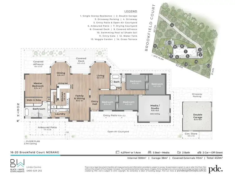 Floorplan of Homely rural property listing, 16-20 Brookfield Court, Nerang QLD 4211