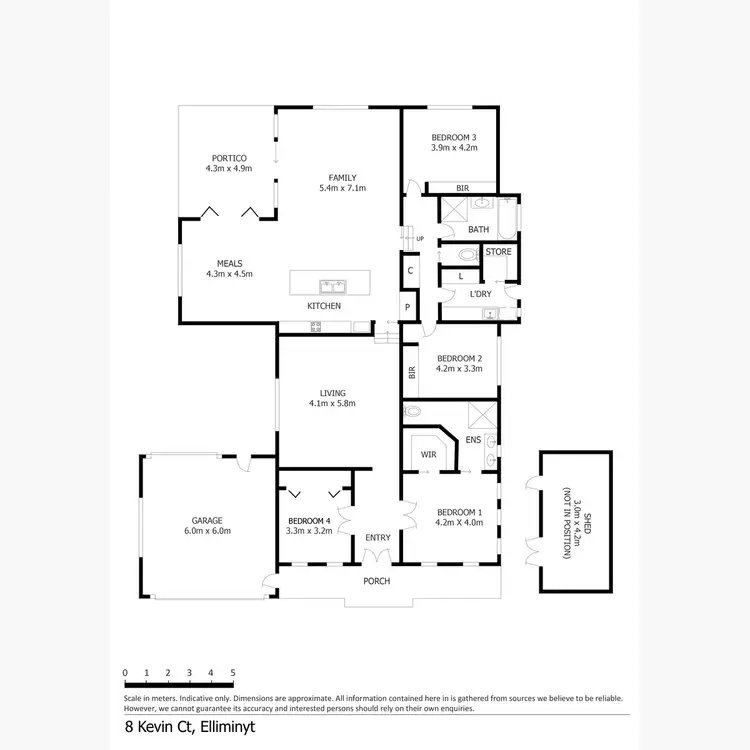Floorplan of Homely house listing, 8 Kevin Court, Elliminyt VIC 3250