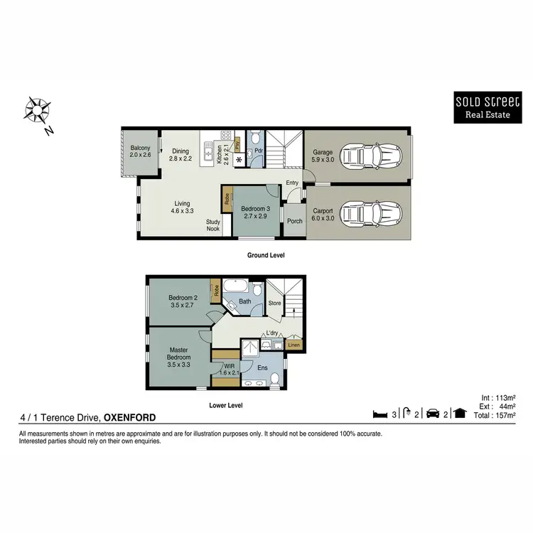 Floorplan of Homely townhouse listing, 4/1 Terence Drive, Oxenford QLD 4210