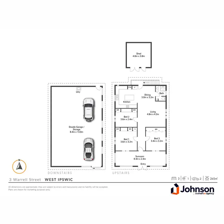 Floorplan of Homely house listing, 3 Warrell Street, West Ipswich QLD 4305