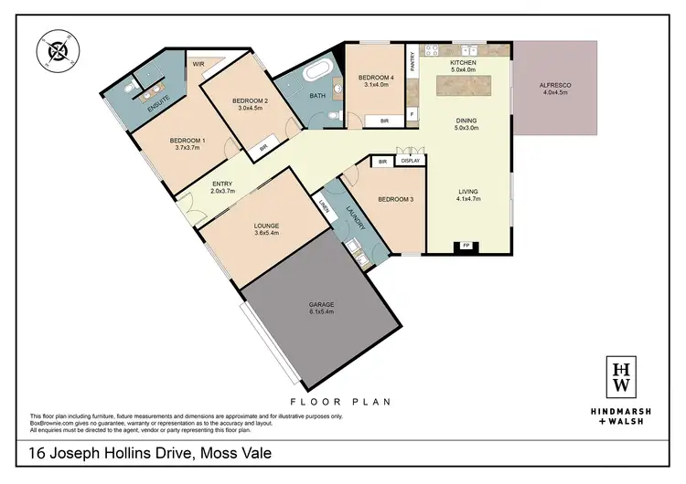 Floorplan of Homely house listing, 16 Joseph Hollins Street, Moss Vale NSW 2577