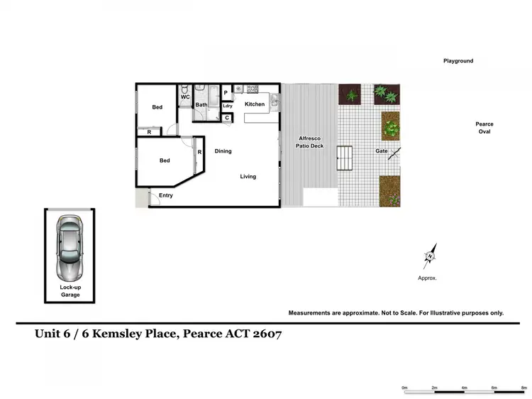 Floorplan of Homely house listing, 6/6 Kemsley Place, Pearce ACT 2607