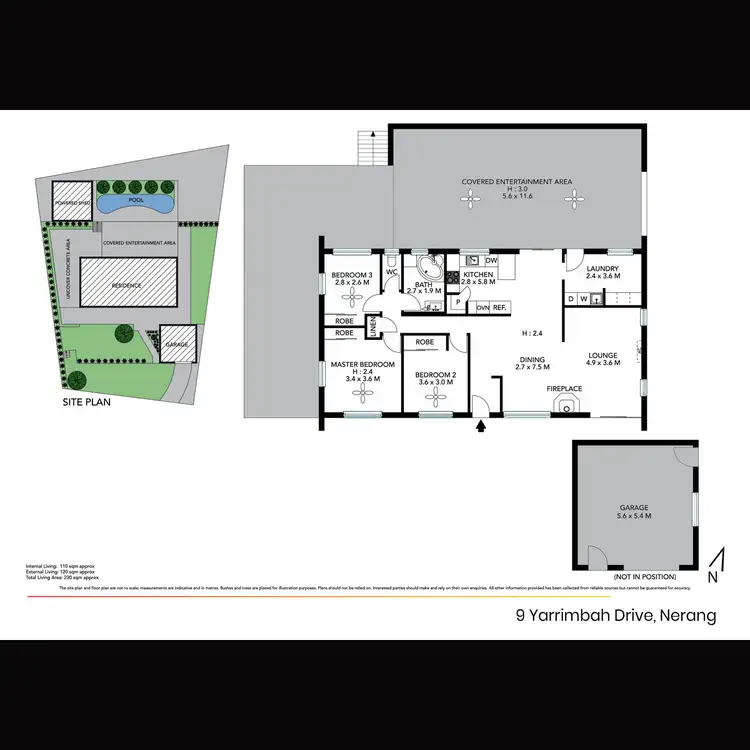 Floorplan of Homely house listing, 9 Yarrimbah Drive, Nerang QLD 4211