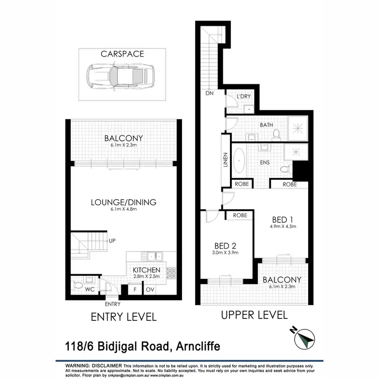 Floorplan of Homely apartment listing, 118/6 Bidjigal Road, Arncliffe NSW 2205