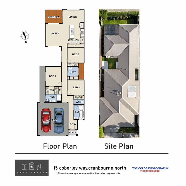 Floorplan of Homely house listing, 15 Coberley Way, Cranbourne North VIC 3977