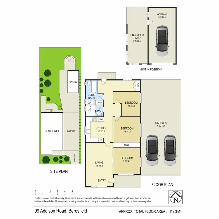 Floorplan of Homely house listing, 99 Addison Street, Beresfield NSW 2322
