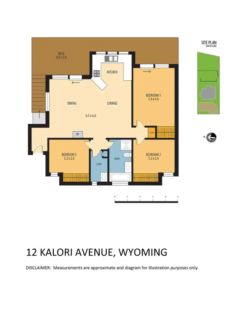 Floorplan of Homely house listing, 12 Kalori Avenue, Wyoming NSW 2250
