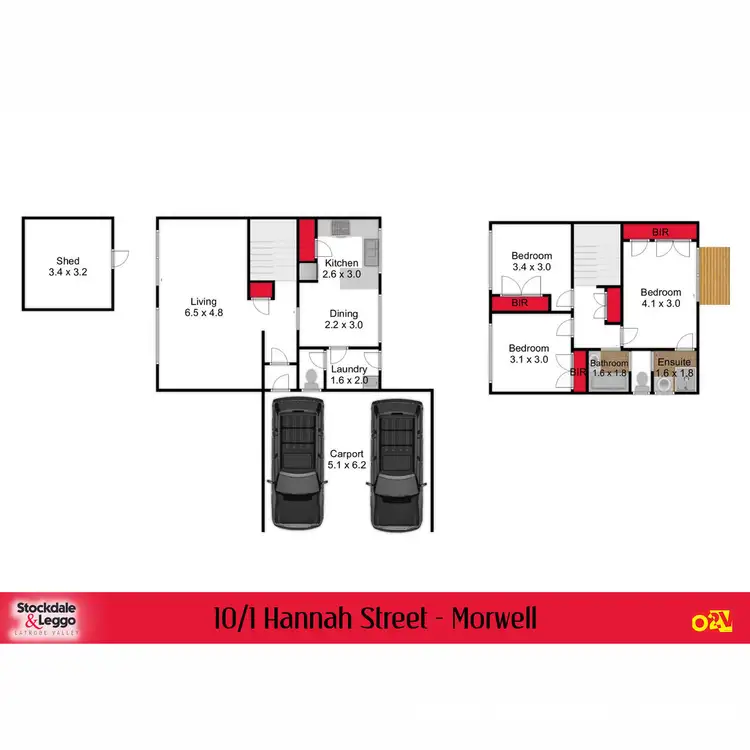 Floorplan of Homely house listing, 10/1 Hannah Street, Morwell VIC 3840
