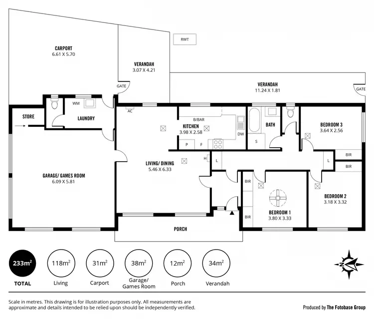 Floorplan of Homely house listing, 38 Taylor Street, Reynella SA 5161