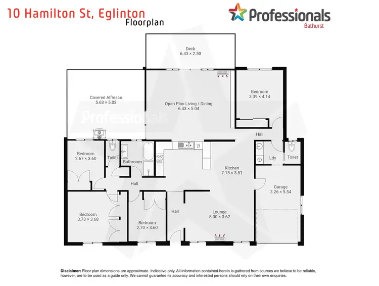 Floorplan of Homely house listing, 10 Hamilton Street, Eglinton NSW 2795