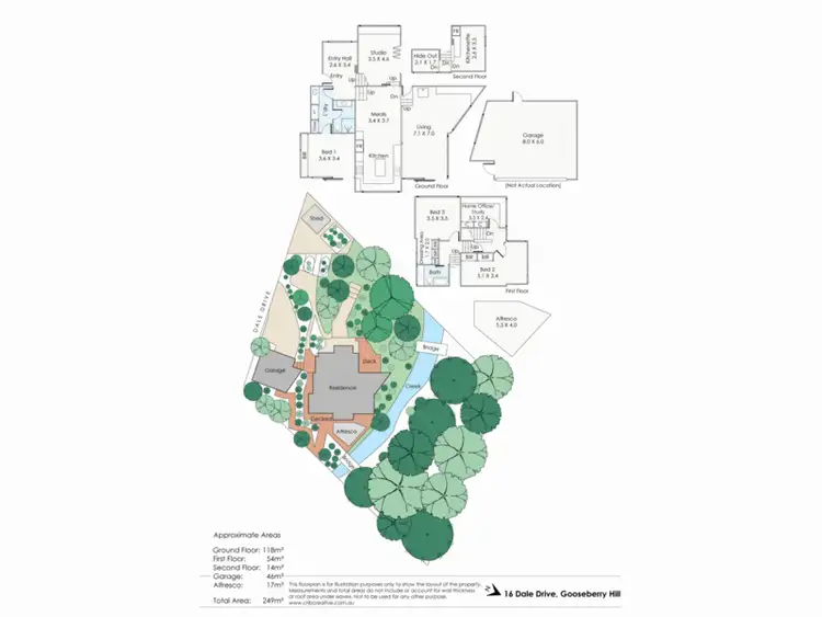Floorplan of Homely house listing, 16 Dale Drive, Gooseberry Hill WA 6076
