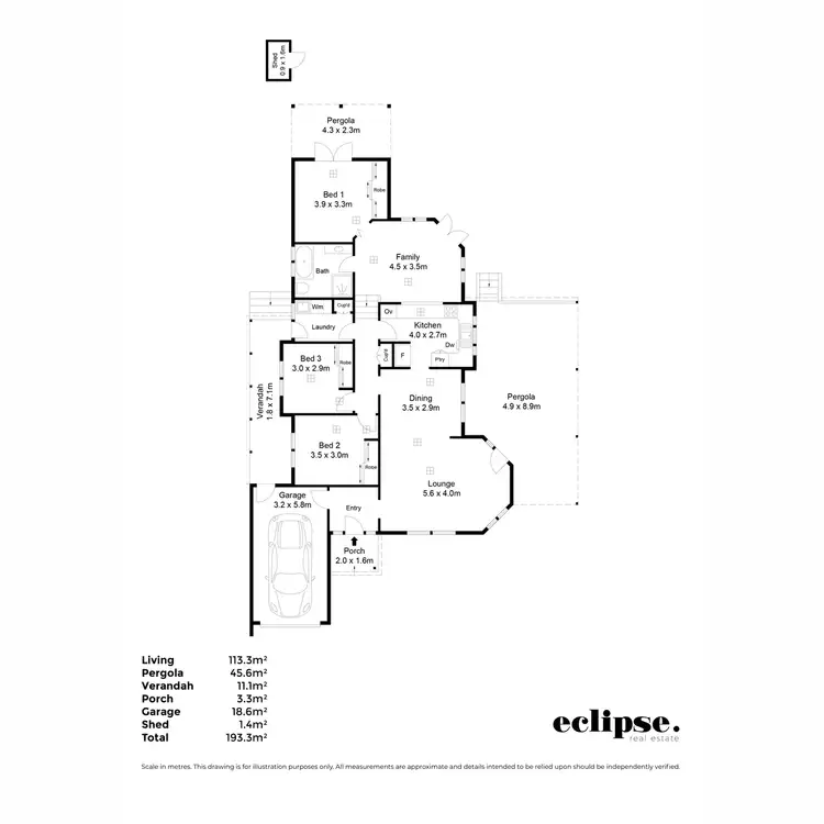 Floorplan of Homely house listing, 13 Clover Court, Wynn Vale SA 5127