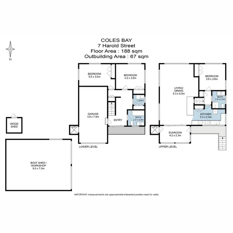 Floorplan of Homely house listing, 7 Harold Street, Coles Bay TAS 7215