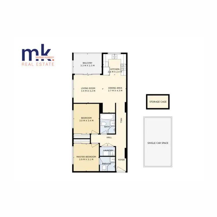 Floorplan of Homely unit listing, 50 Warby Street, Campbelltown NSW 2560