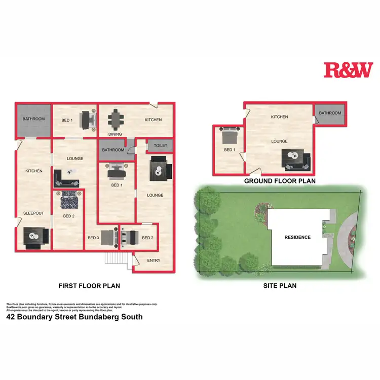 Floorplan of Homely block of units listing, 42 Boundary Street, Bundaberg South QLD 4670
