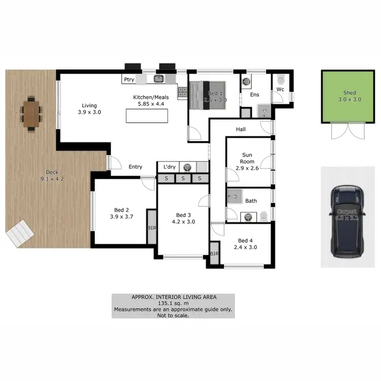 Floorplan of Homely house listing, 582 Poole Street, Albury NSW 2640
