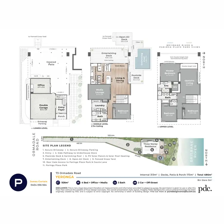 Floorplan of Homely house listing, 73 Ormadale Road, Yeronga QLD 4104