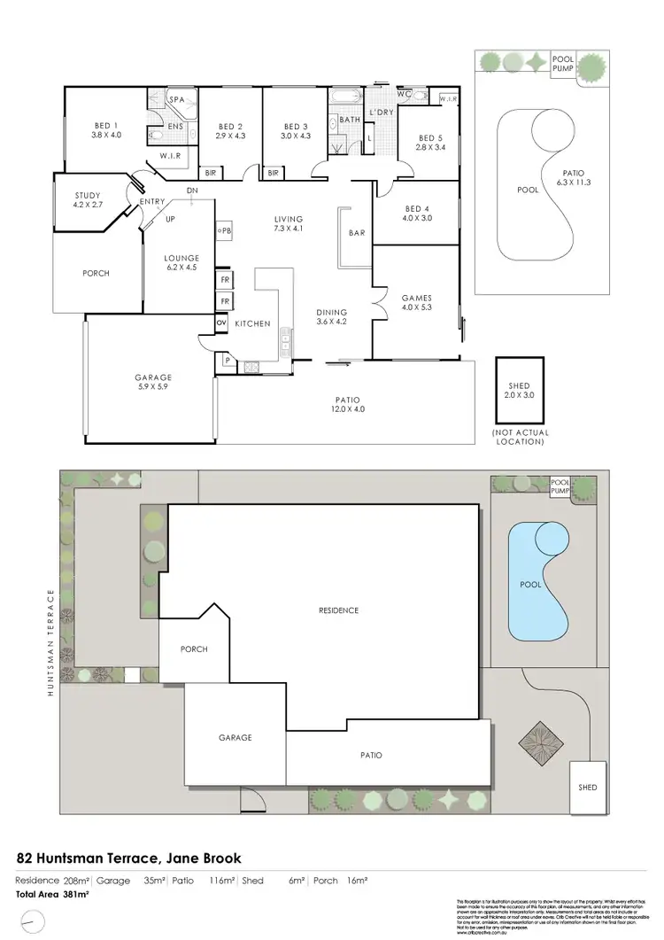 Floorplan of Homely house listing, 82 Huntsman Terrace, Jane Brook WA 6056