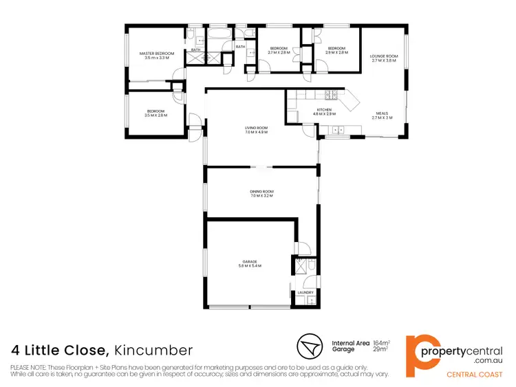 Floorplan of Homely house listing, 4 Little Close, Kincumber NSW 2251