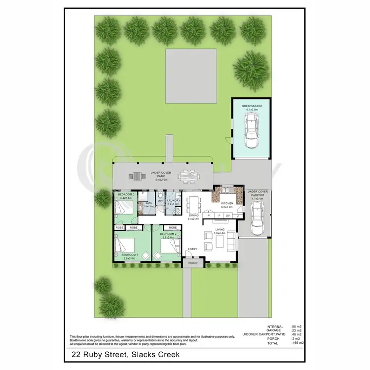 Floorplan of Homely house listing, 22 Ruby Street, Slacks Creek QLD 4127