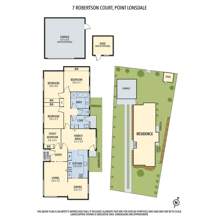 Floorplan of Homely house listing, 7 Robertson Court, Point Lonsdale VIC 3225