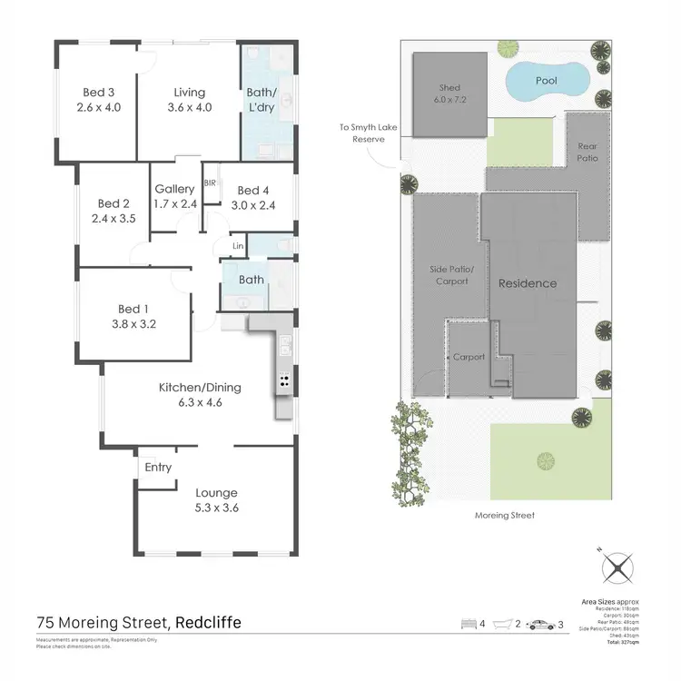 Floorplan of Homely house listing, 75 Moreing Street, Redcliffe WA 6104