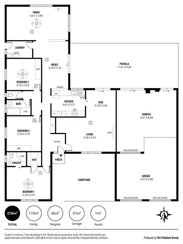 Floorplan of Homely house listing, 5 Read Court, North Haven SA 5018