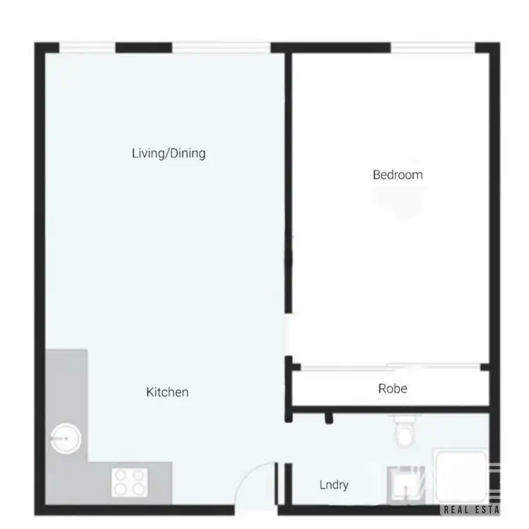 Floorplan of Homely apartment listing, 110/441 Lonsdale Street, Melbourne VIC 3000