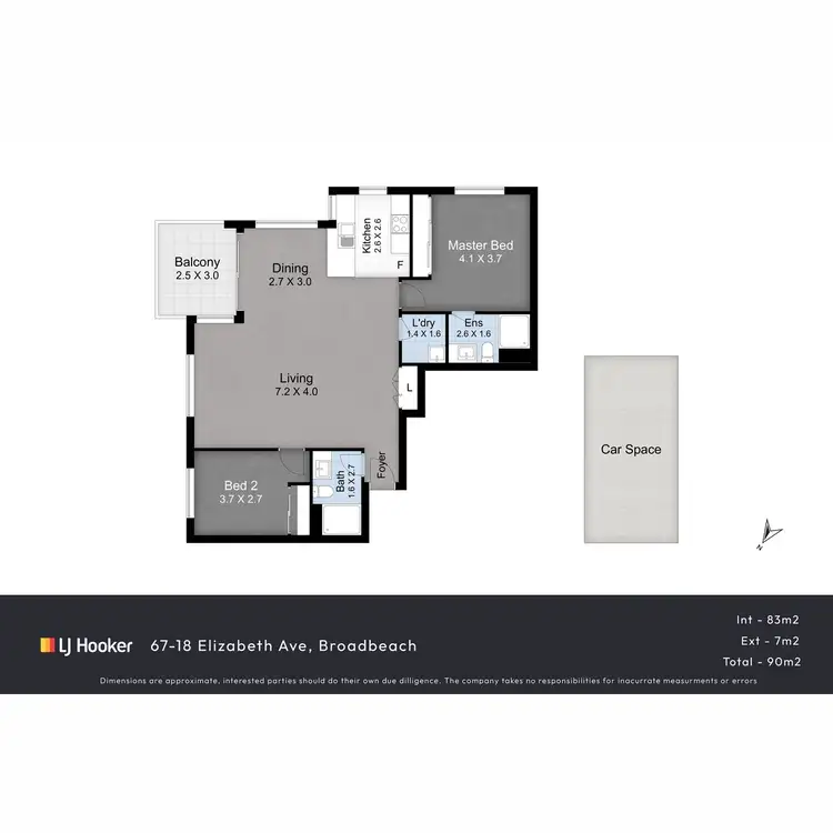 Floorplan of Homely apartment listing, 67/16-18 Chelsea Avenue, Broadbeach QLD 4218