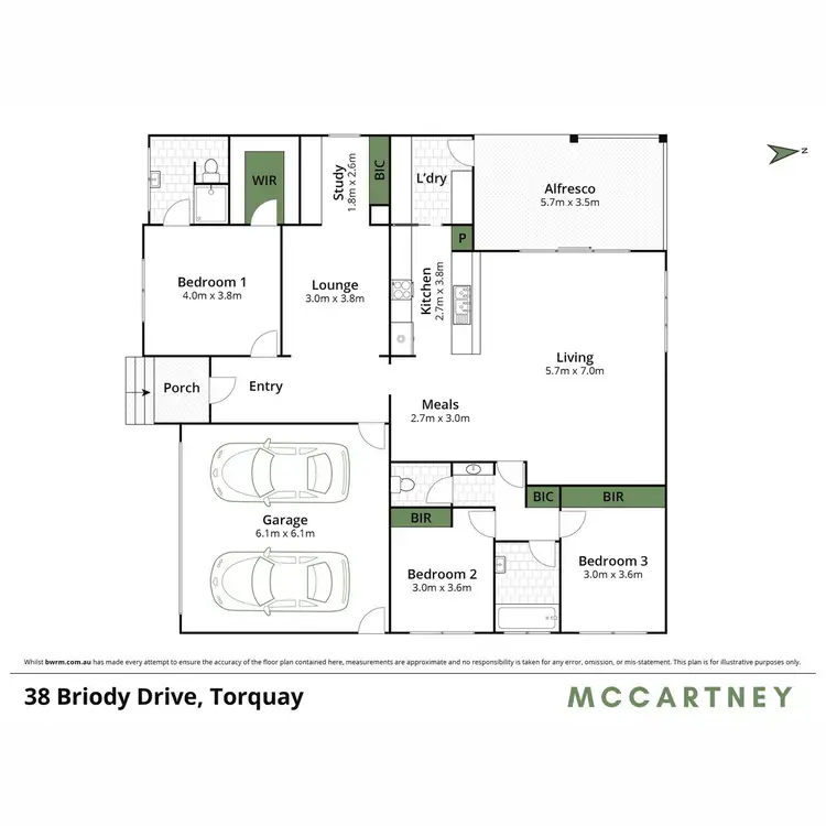 Floorplan of Homely house listing, 38 Briody Drive, Torquay VIC 3228