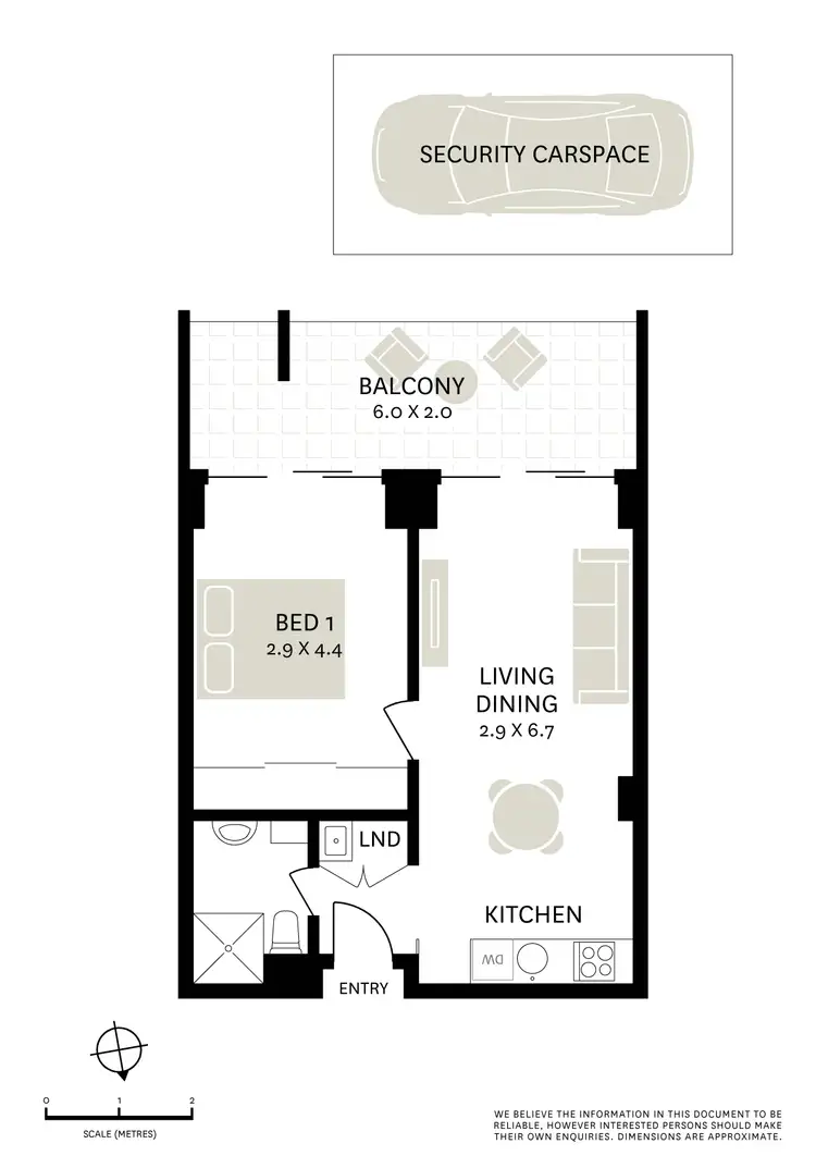 Floorplan of Homely apartment listing, 208/200 Campbell Street, Surry Hills NSW 2010