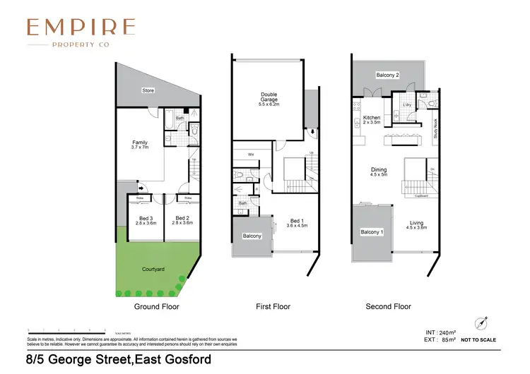 Floorplan of Homely townhouse listing, 8/5 George Street, East Gosford NSW 2250